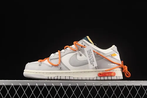 All Categories Nk SB Dunk Series Nk SB Dunk Low Low-top Sneakers Pure Original Version OF x Nk Dunk Low OW Gray Casual Sports Skateboard Shoes DM1602-104